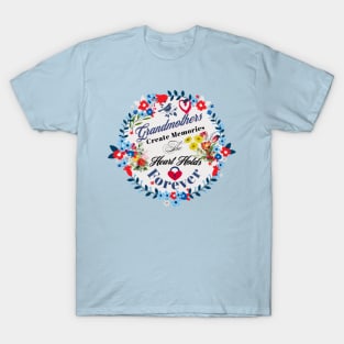 Grandmothers Create Memories Grandma Gift T-Shirt